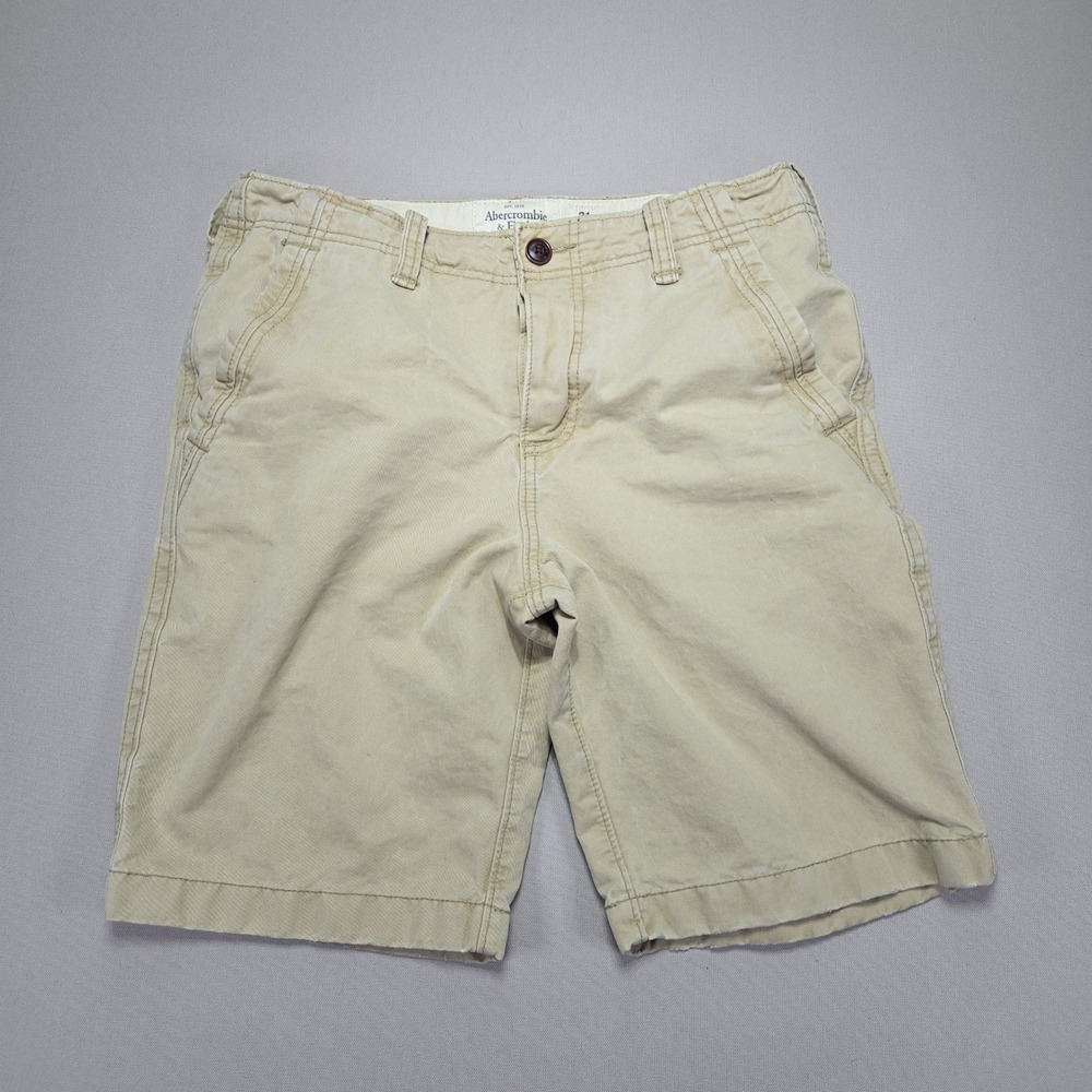 Abercrombie & Fitch Menswear Khaki Shorts ‎ Casual Chino Style Men's Size 31
